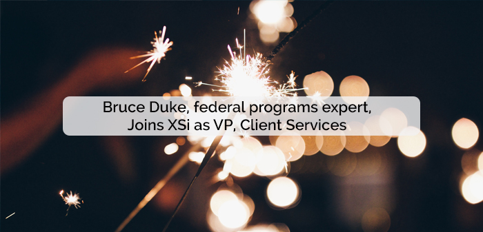 Bruce Duke rejoint XSi pour étendre les engagements du programme fédéral