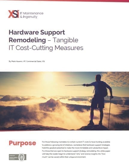 हार्डवेयर समर्थन Remodeling - मूर्त आईटी लागत काटने के उपायों